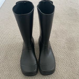 Prada rain boots